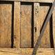 Ancient pine gate, regional folk art, 19th century