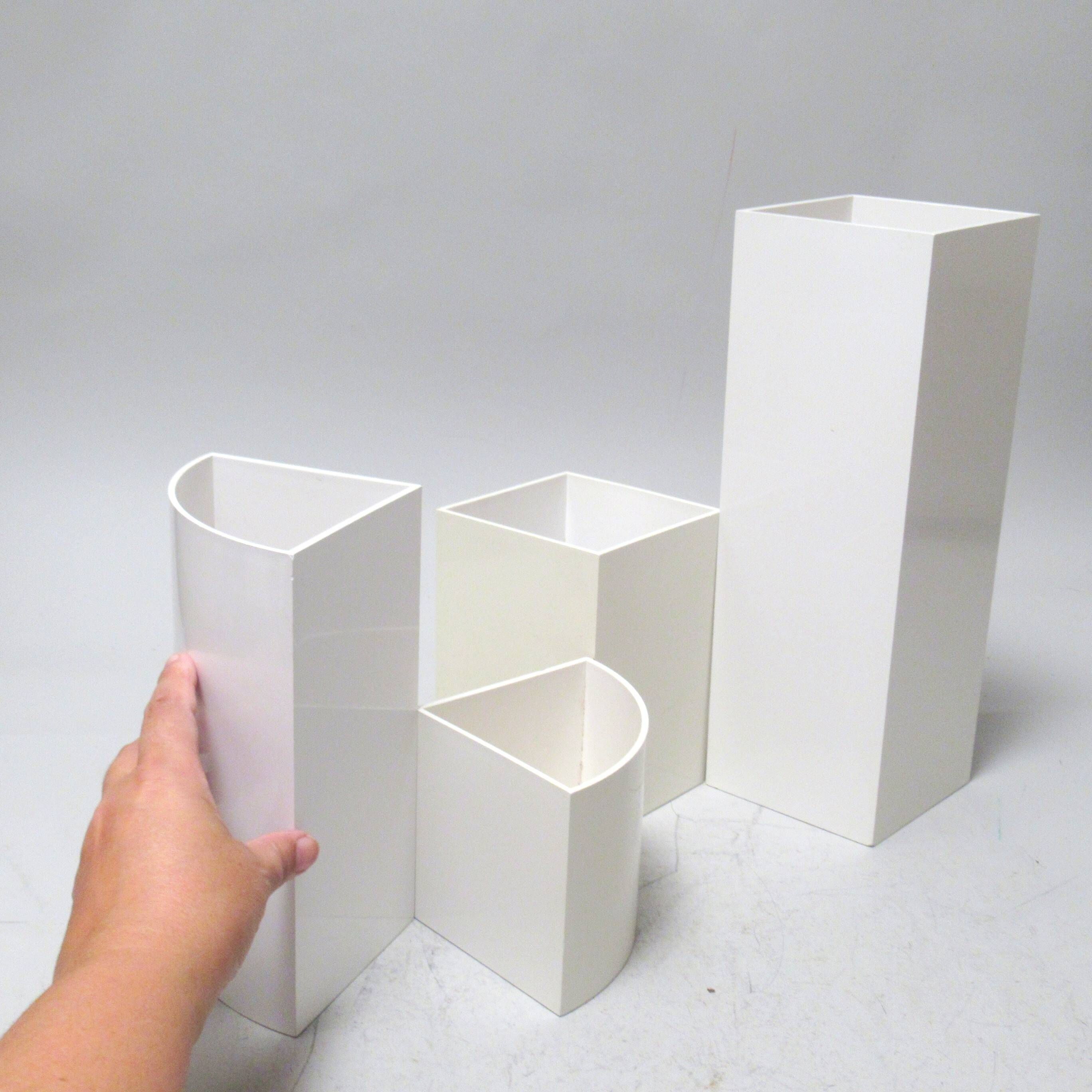 Four combinable vases by Jacques Bedat from the 1970s.
