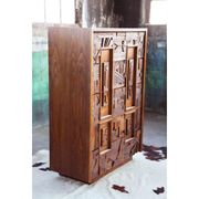 Brutalist 5-drawer Highboy chest of drawers