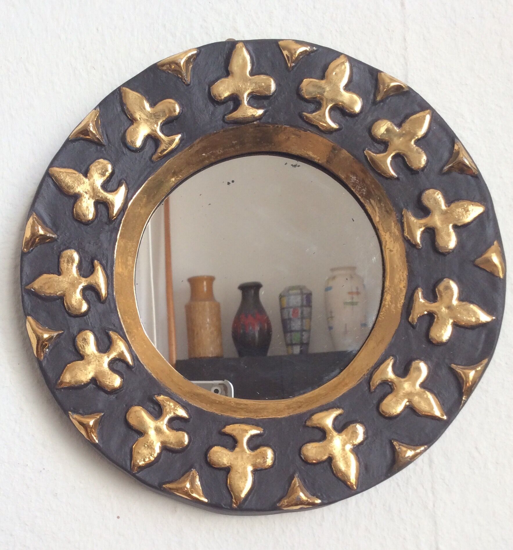 Ceramic mirror, 1960s