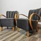 Fauteuils par Jindřich Halabala, 1950s, Set de 2
