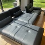 Roche Bobois Scenario leather sofa