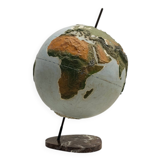 Earthglobe attributed to Jacques Adnet