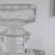 Chiseled glass whiskey decanter