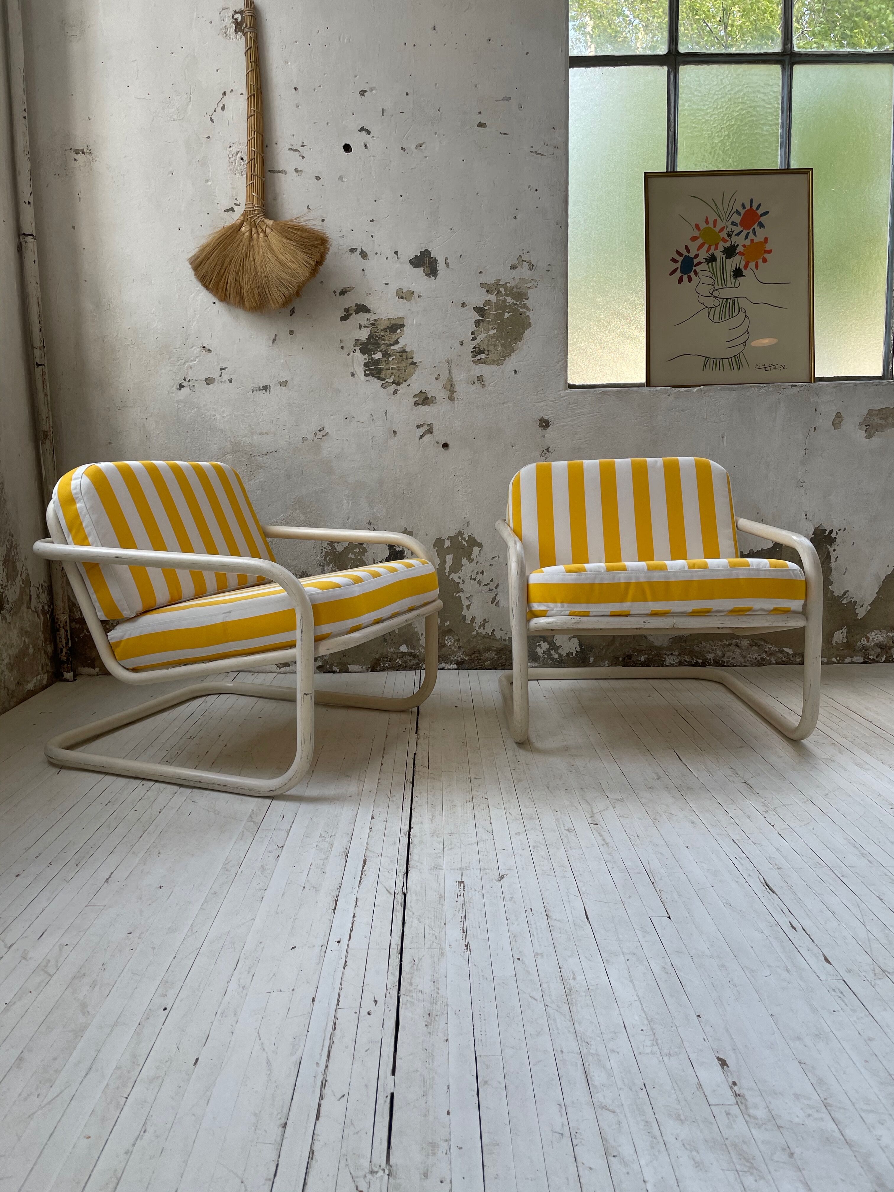 Pair of Prisunic chairs