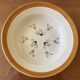 6 antique deep plates in pexonne faience (lorraine)