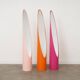 Lipstick mirror, pink, Italian design, 1970s, designer: Rodolfo Bonetto