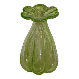 Flower-shaped vase Biot glassware