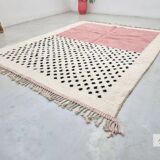 Moroccan rug in natural wool 3 x 2 m