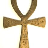 Egyptian Cross Golden Brass