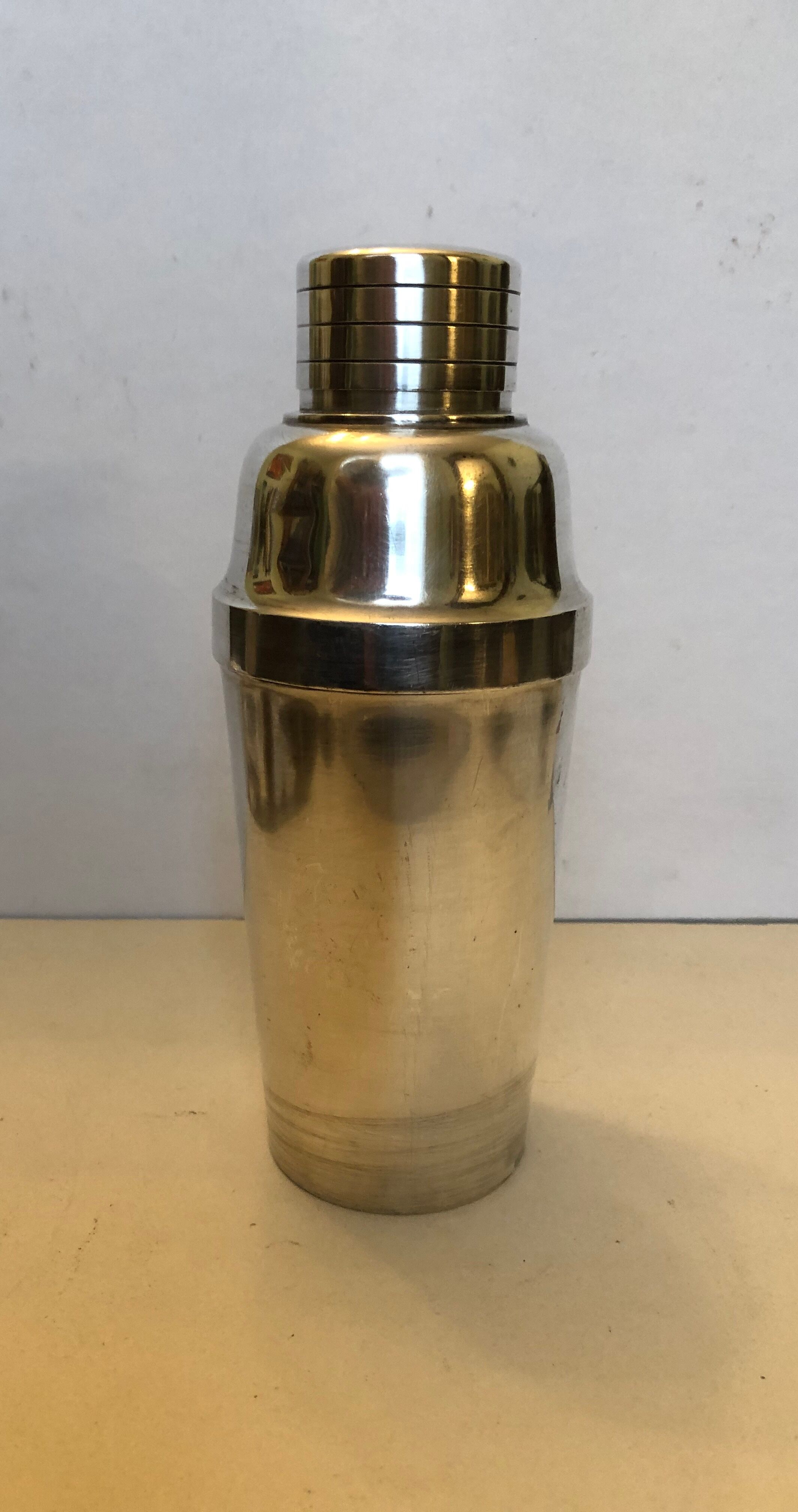 Christofle silver metal shaker