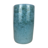 Vase rouleau en céramique bleu