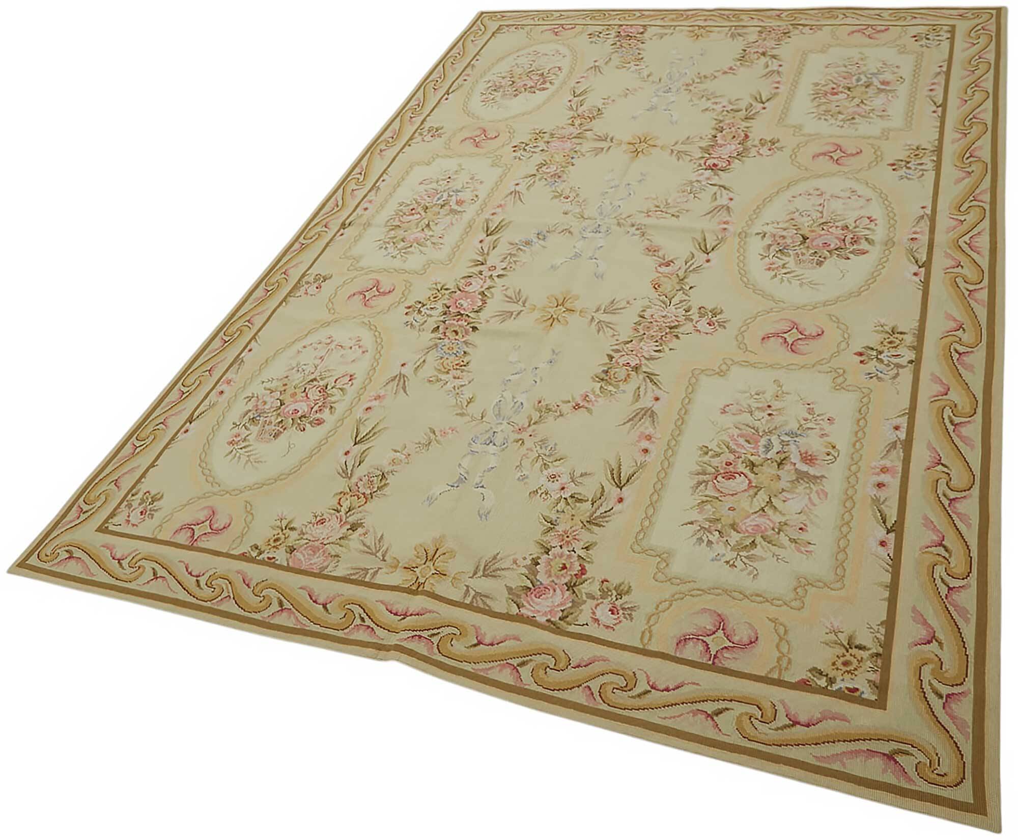 Handmade Vintage Flatweave Needlepoint Kilim 177 cm x 277 cm