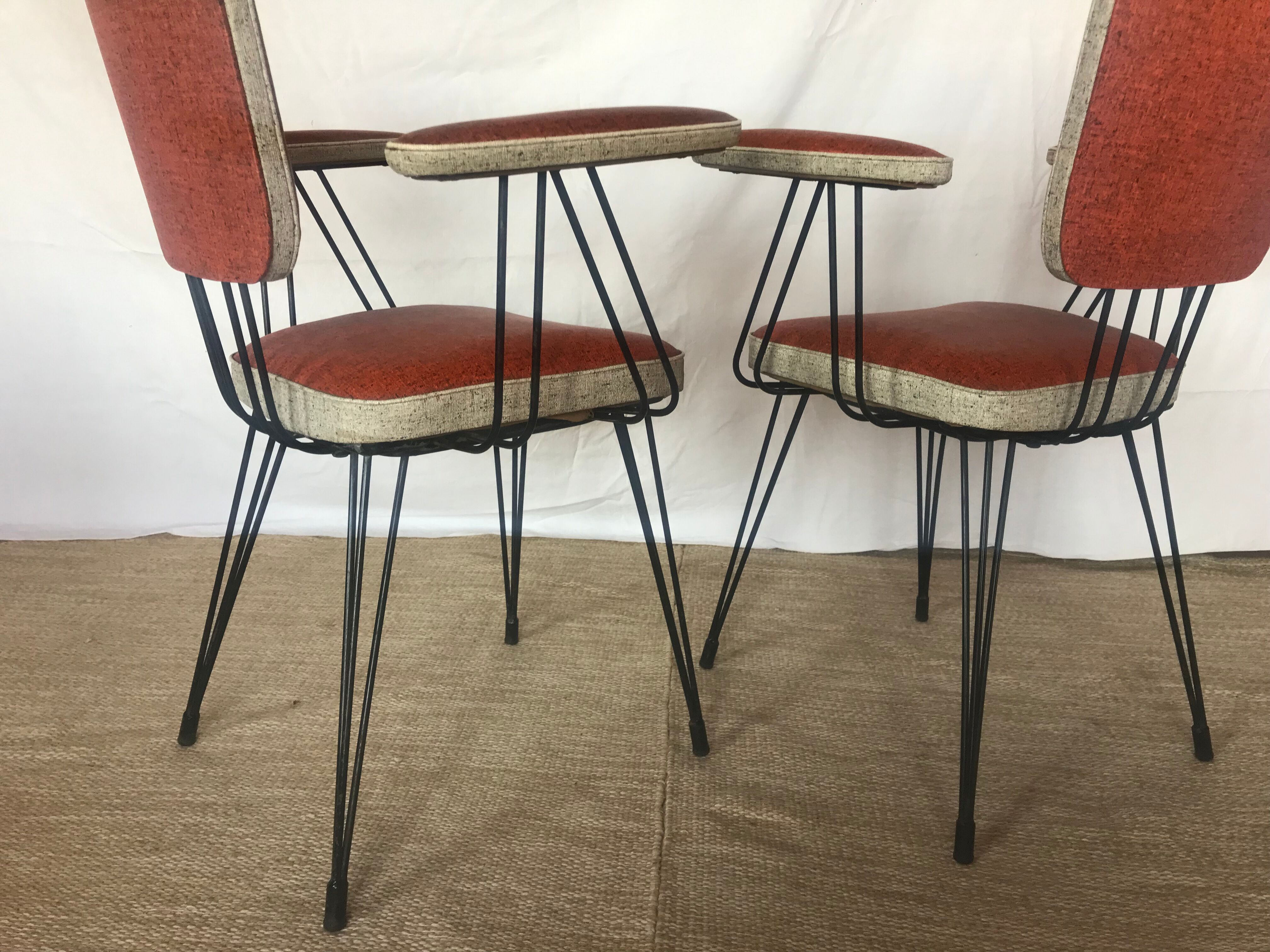 Paire de fauteuils années 50/60