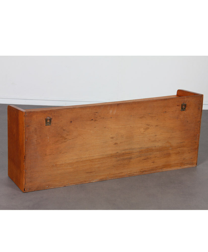 Vintage wall display case, Czech-made, 1960