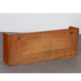 Vintage wall display case, Czech-made, 1960