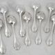 Christofle Pompadour, 12 tea spoons, coffee, 13.5 cm, in excellent condition.