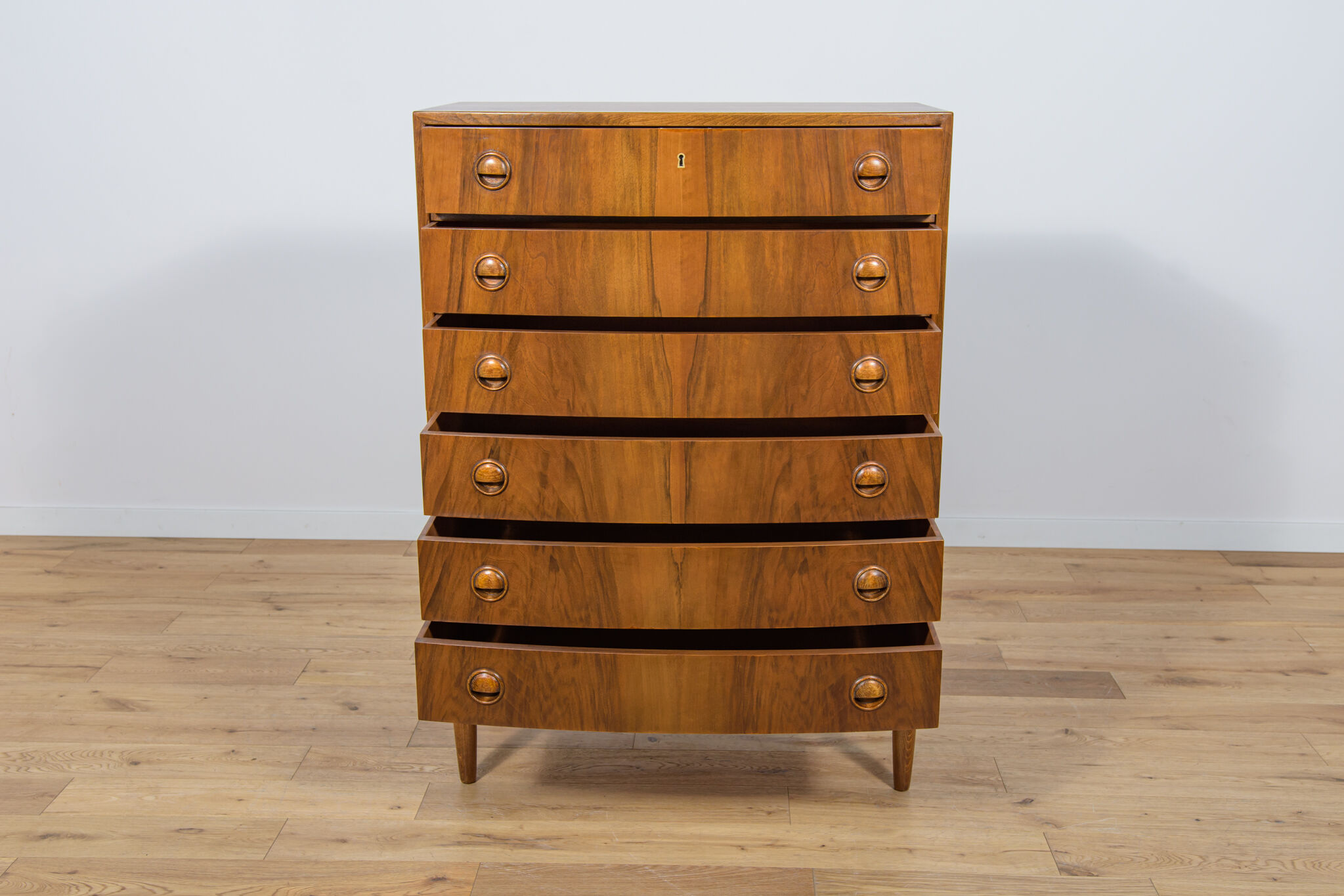 Mid-Century Danish Walnut Dresser, 1960s