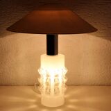 Glass table lamp 1970