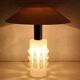 Lampe à poser en verre 1970