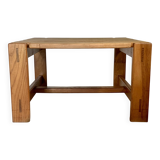 Solid elm coffee table from the 80s