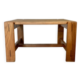 Solid elm coffee table from the 80s