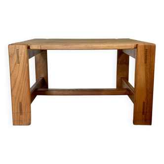 Solid elm coffee table from the 80s