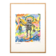 Jean-Michel Basquiat. Numbered color screenprint. 1990s.