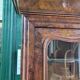 19th Century Walnut Library Display Cabinet with 1 Door
