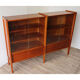 Bibliothèque avec étagères en bois 1960