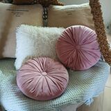 2 coussins ronds