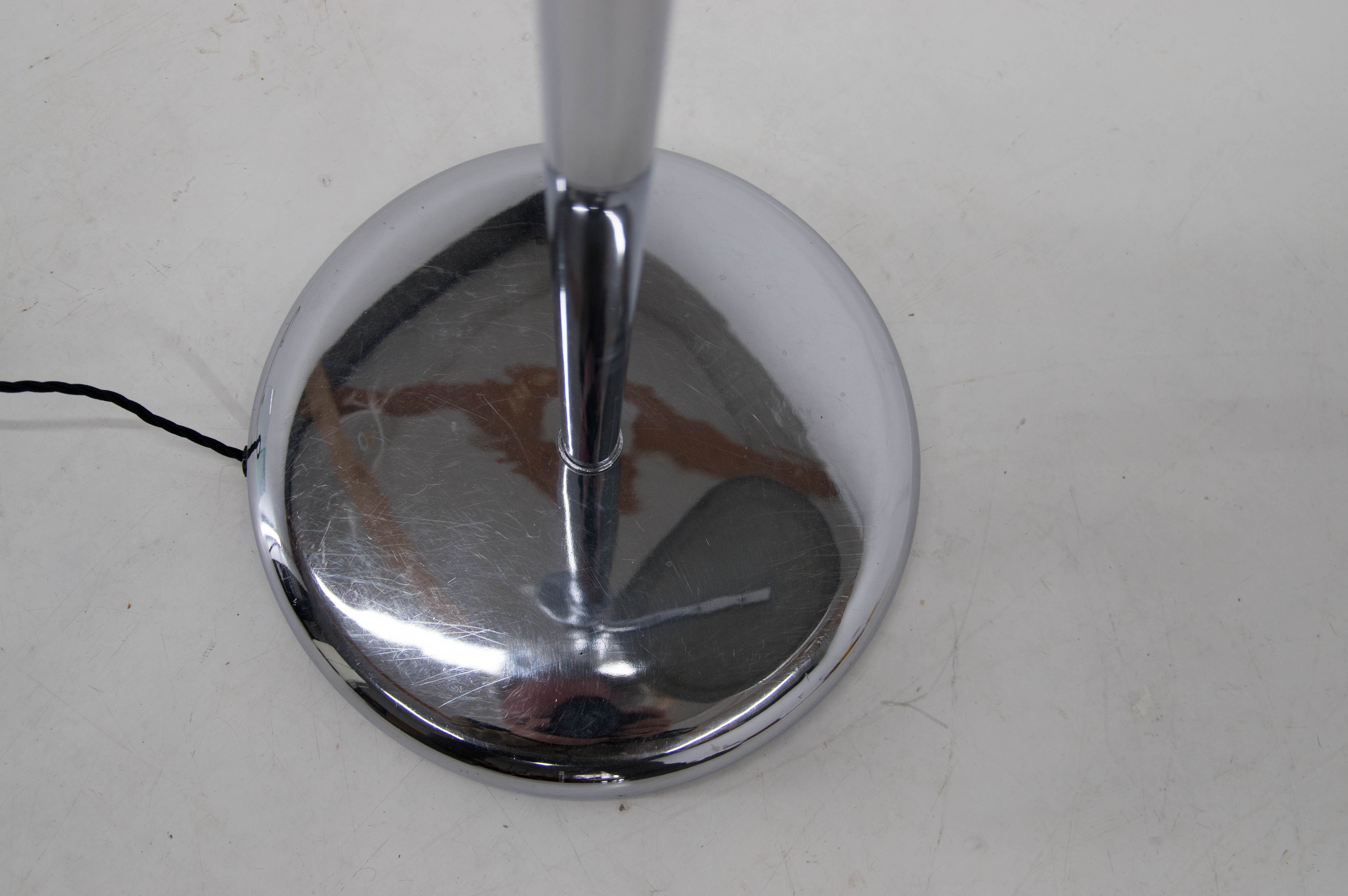 Art deco floor lamp, 1930s, restored