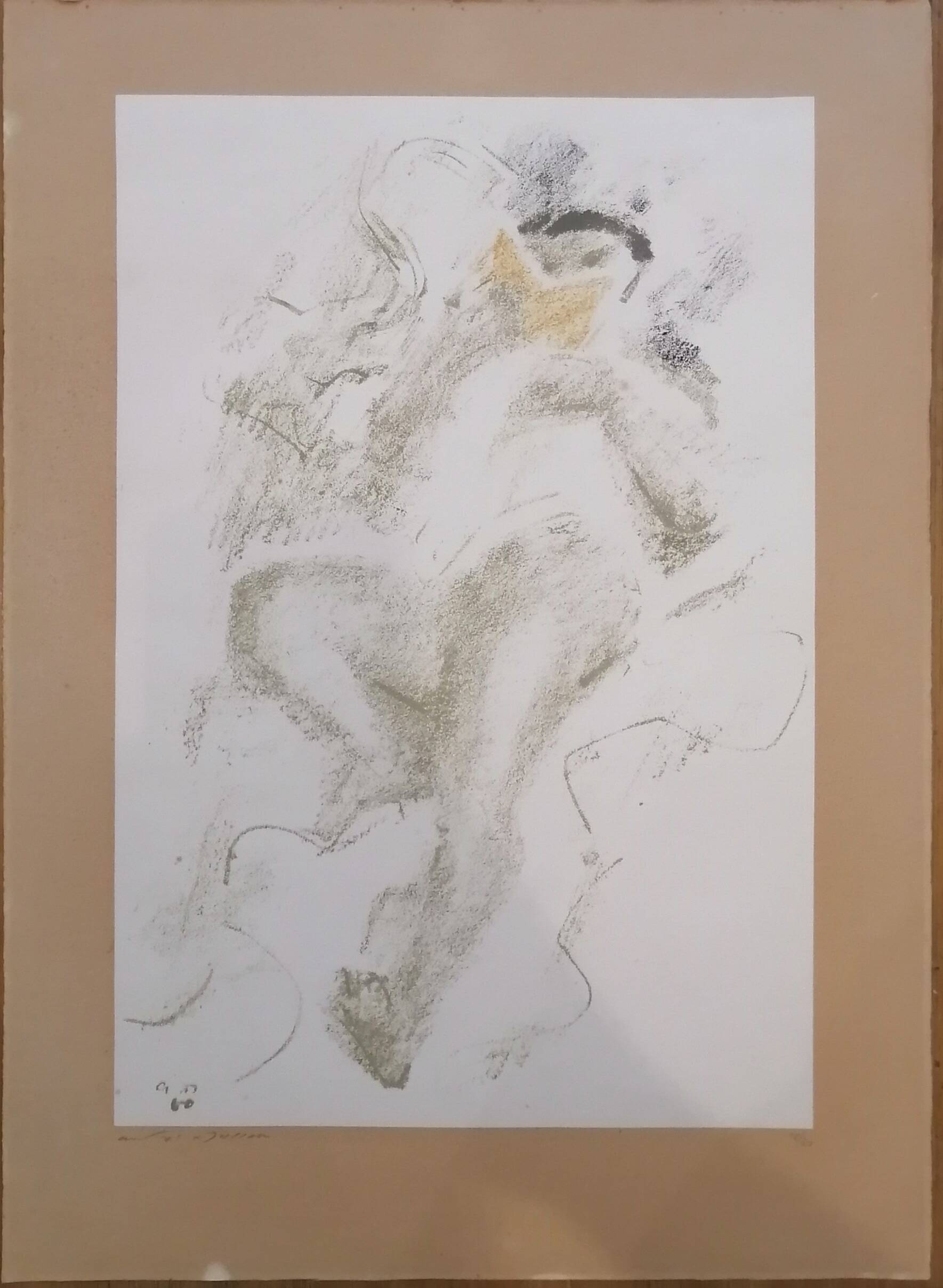André Masson (1896–1987) – The Reader, original signed lithograph, Paris