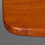 Danish design freestanding teak desk, 1960s