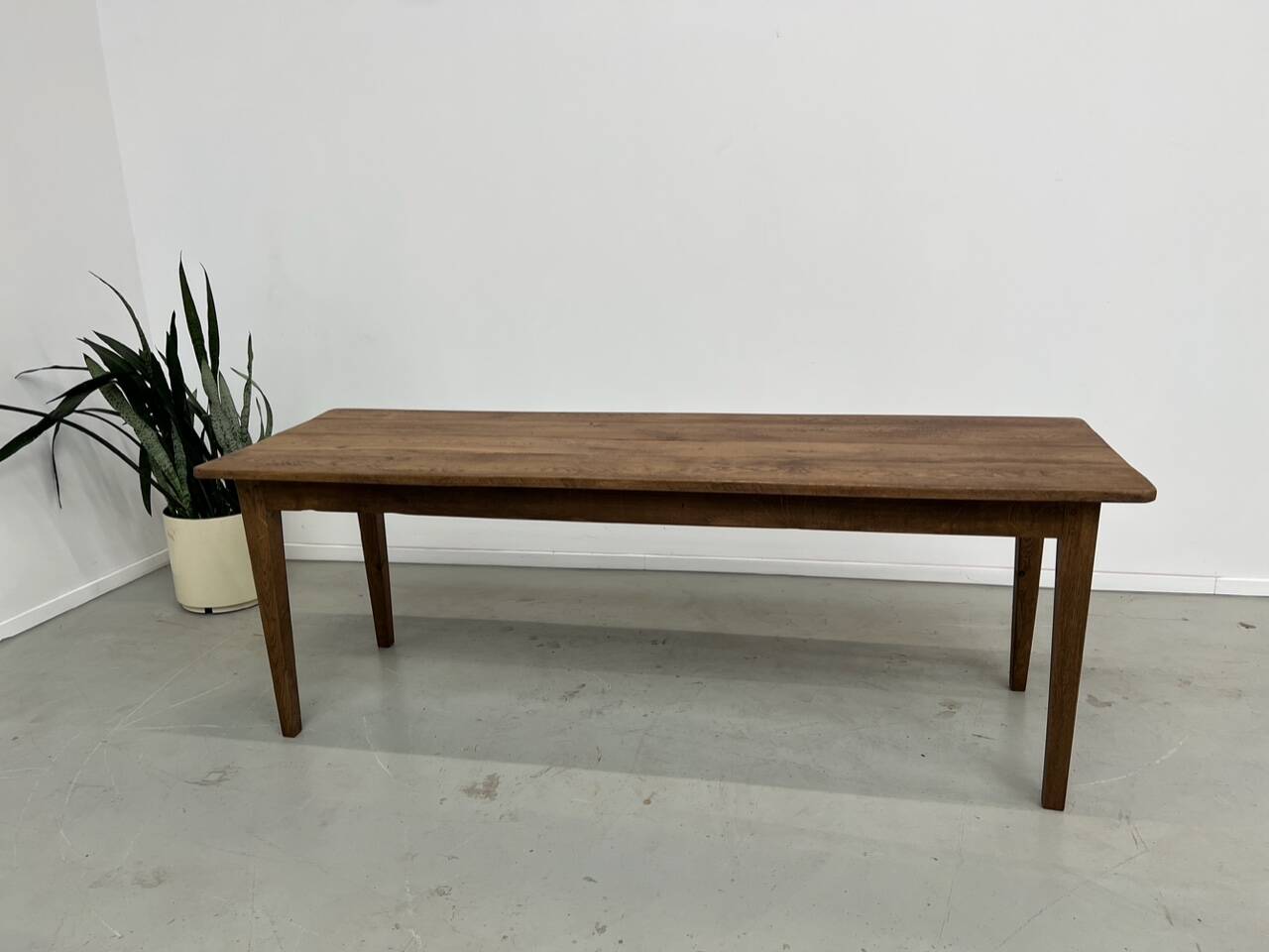 Oak farm table 220cm
