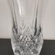 Lorraine cast crystal cylindrical vase with flared neck