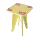 Wooden tabouret, hand-painted, vintage French Copy