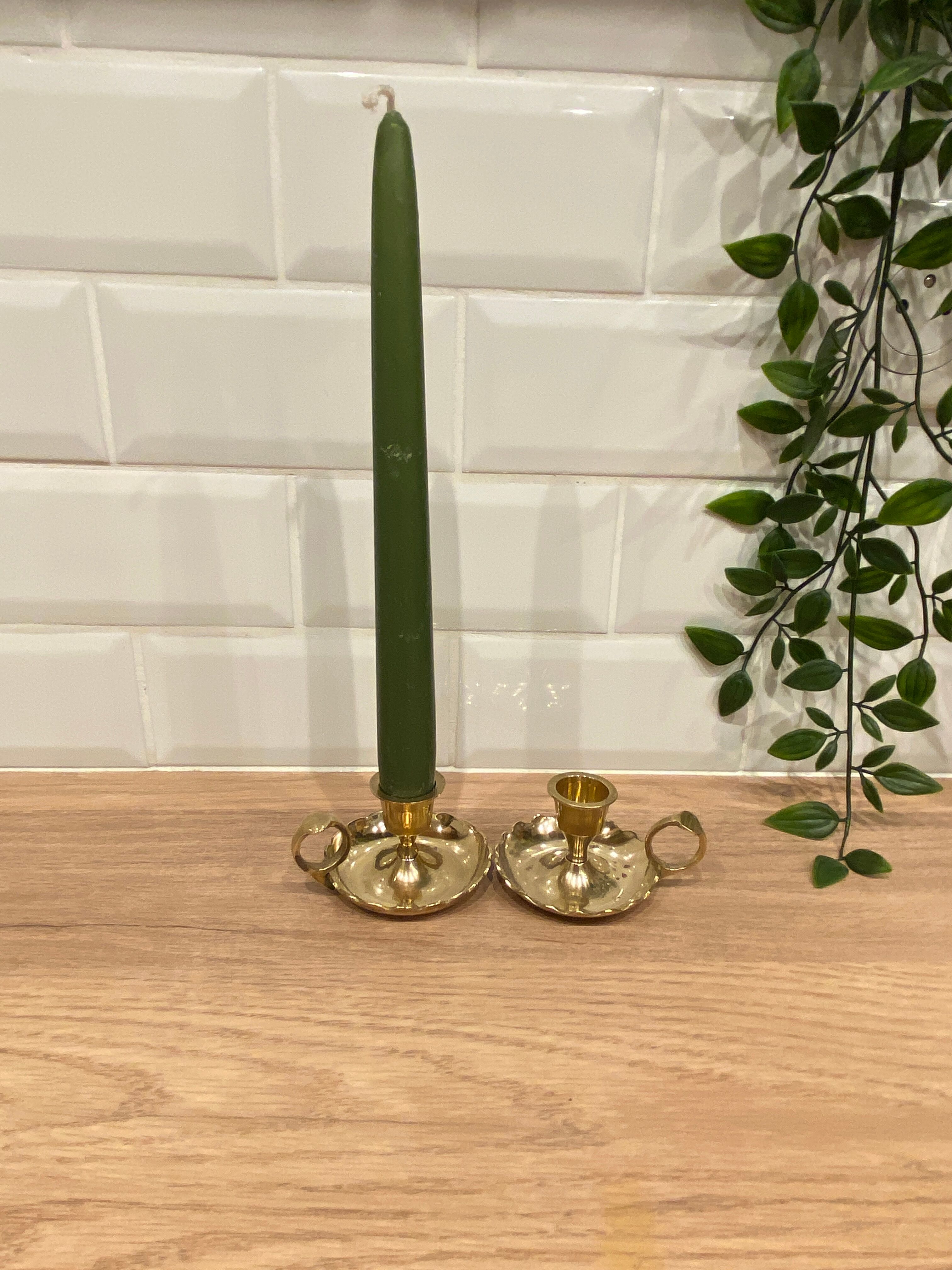 2 candle holders on dormant