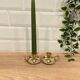 2 candle holders on dormant