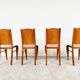 Set of 4 wood dining chairs by Philippe Starck 1989