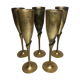 Vintage champagne flutes