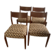 Lot 4 chaises teck Cees Braakman
