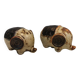 Ceramic elephants as a salt and pepper set made for Danish Søholm 1970-1980s.
