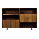 Vintage Mid-Century Scandinavian Modern Rosewood Highboard with Bar by Æ. Jensen & T. Mølholm