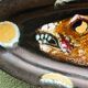 Fish dish, 1950s, in Vallauris ceramic, signed Humblot