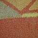 Vintage Persian gabbeh handmade carpet 71cm x 138cm 1970s, 1C470