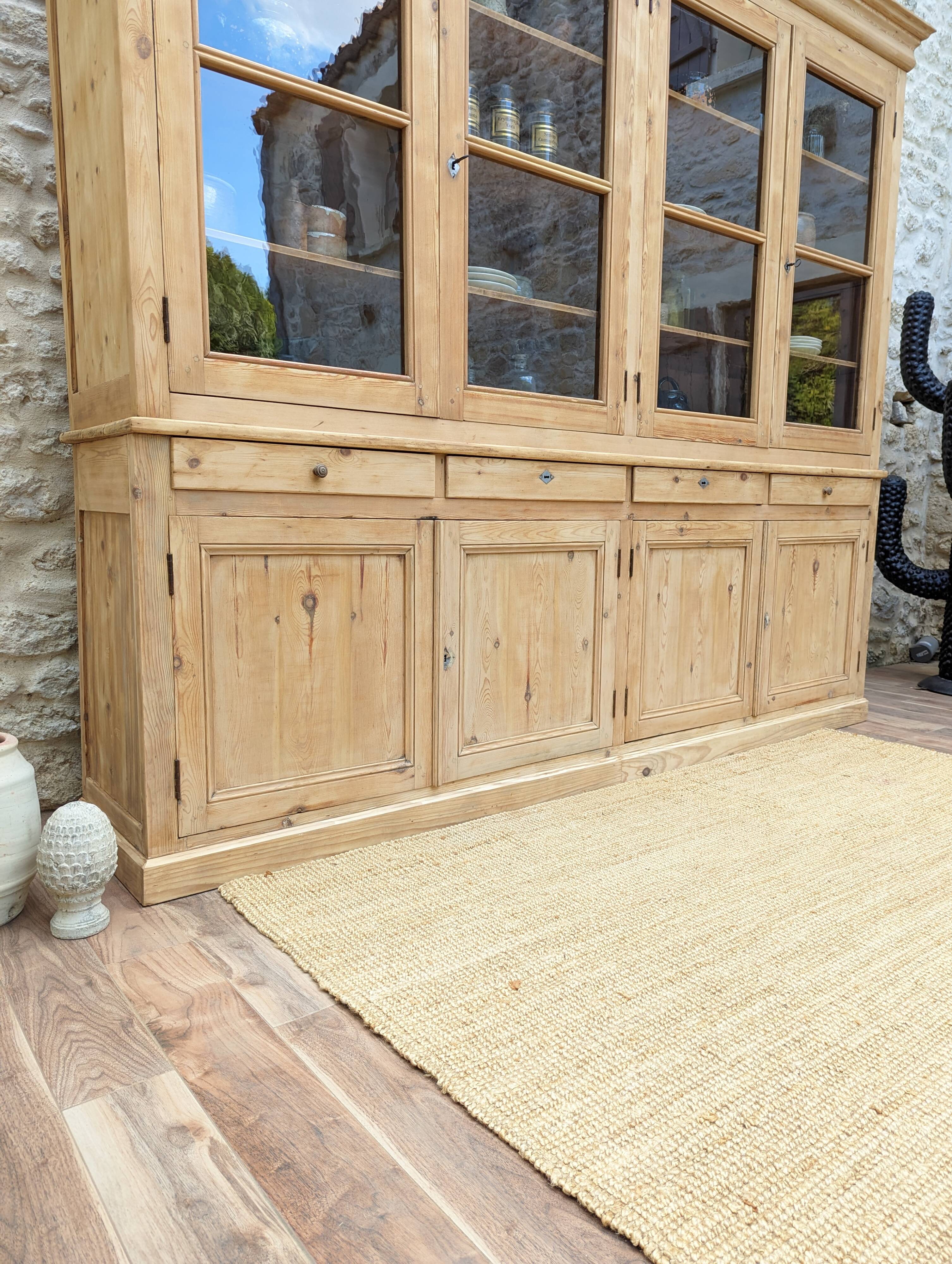 Old glazed furniture