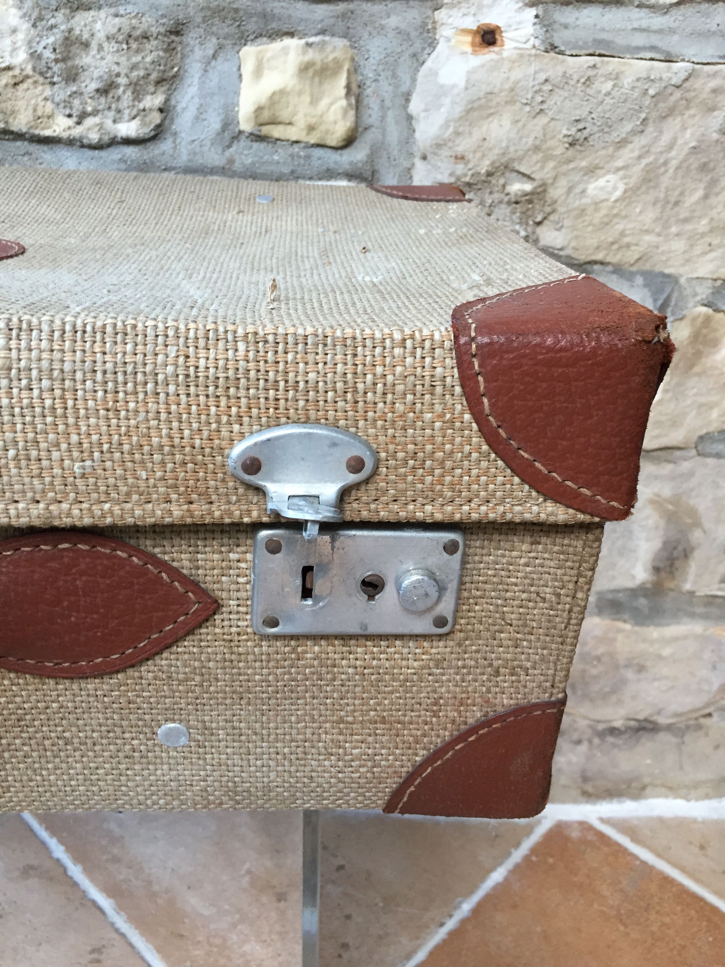 Suitcase old vintage