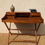 Colonial style desk in solid teak