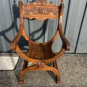 Dagobert armchair, crossed base